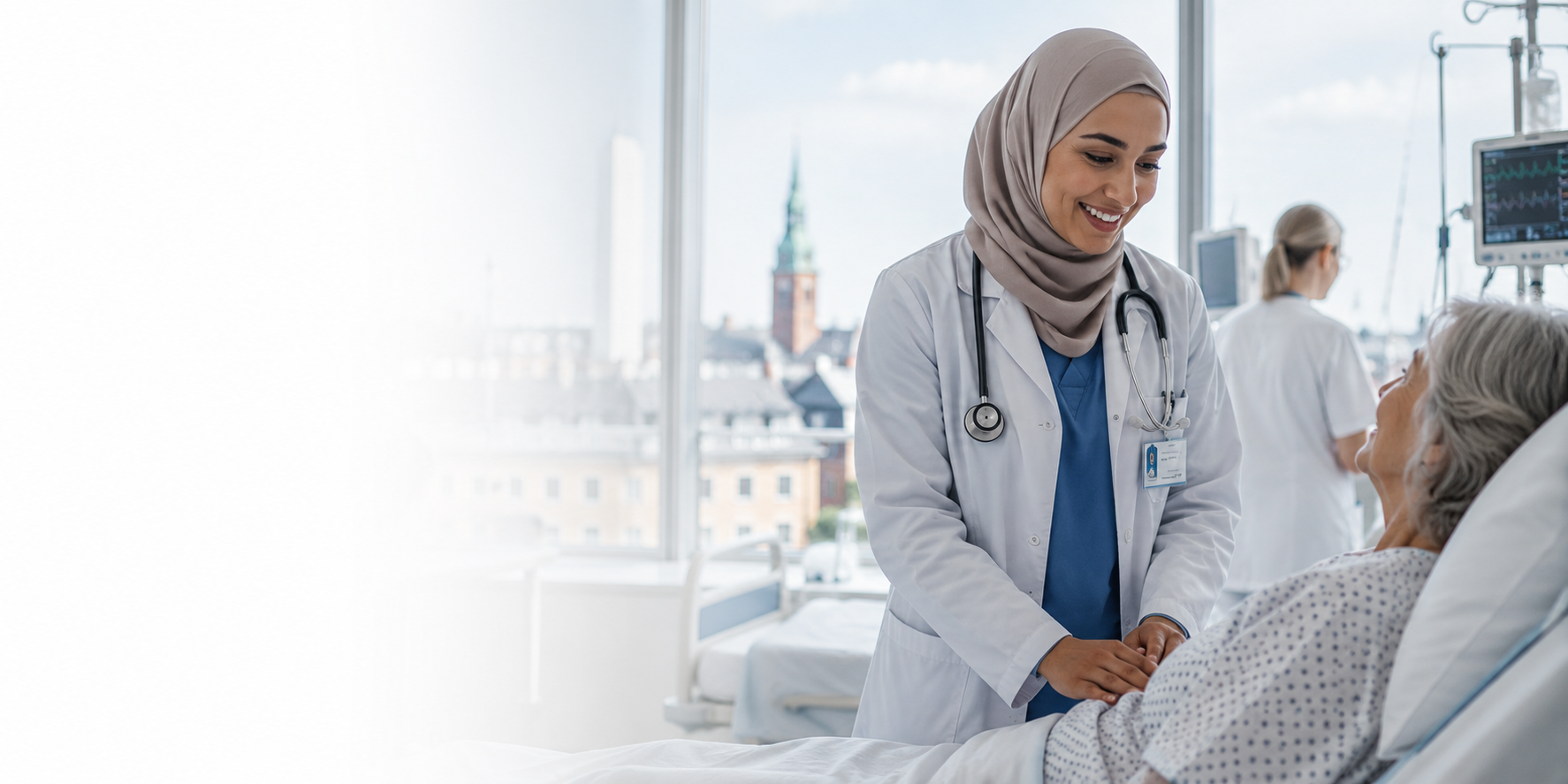 Muslimsk læge i dansk hospital – bro mellem tro og samfund